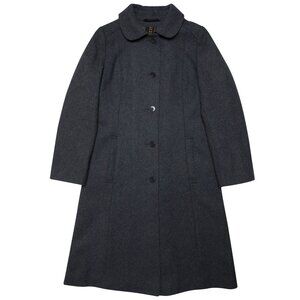 MISSTEX (Finland) 70s Vintage, Boiled Wool, A-Line Dress Coat